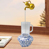 Maxbell Invisible Flowing Spout Watering Can Fountain Floating, for Yard DIY Desktop Style C