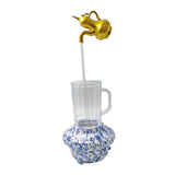 Maxbell Invisible Flowing Spout Watering Can Fountain Floating, for Yard DIY Desktop Style C