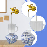 Maxbell Invisible Flowing Spout Watering Can Fountain Floating, for Yard DIY Desktop Style C