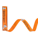 Maxbell Halloween Ribbon Halloween Decoration for Garland Flower Arrangements Crafts Orange