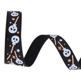 Maxbell Halloween Ribbon Halloween Decoration for Garland Flower Arrangements Crafts Black