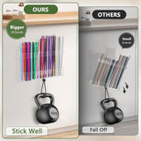 Maxbell Straws Holder for Cabinet Storage Dispenser for Restaurants Cafes Countertop Clear