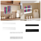 Maxbell Straws Holder for Cabinet Storage Dispenser for Restaurants Cafes Countertop Clear
