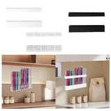 Maxbell Straws Holder for Cabinet Storage Dispenser for Restaurants Cafes Countertop Clear