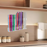 Maxbell Straws Holder for Cabinet Storage Dispenser for Restaurants Cafes Countertop Clear
