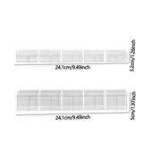 Maxbell Straws Holder for Cabinet Storage Dispenser for Restaurants Cafes Countertop Clear