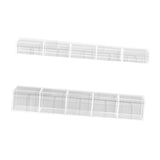 Maxbell Straws Holder for Cabinet Storage Dispenser for Restaurants Cafes Countertop Clear