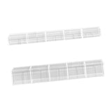 Maxbell Straws Holder for Cabinet Storage Dispenser for Restaurants Cafes Countertop Clear