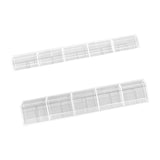 Maxbell Straws Holder for Cabinet Storage Dispenser for Restaurants Cafes Countertop Clear