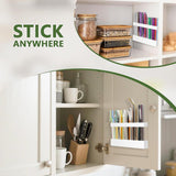 Maxbell Straws Holder for Cabinet Storage Dispenser for Restaurants Cafes Countertop White