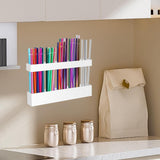 Maxbell Straws Holder for Cabinet Storage Dispenser for Restaurants Cafes Countertop White