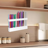 Maxbell Straws Holder for Cabinet Storage Dispenser for Restaurants Cafes Countertop White