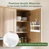 Maxbell Straws Holder for Cabinet Storage Dispenser for Restaurants Cafes Countertop White