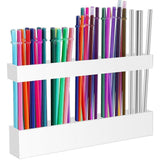 Maxbell Straws Holder for Cabinet Storage Dispenser for Restaurants Cafes Countertop White