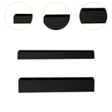 Maxbell Straws Holder for Cabinet Storage Dispenser for Restaurants Cafes Countertop Black