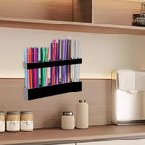 Maxbell Straws Holder for Cabinet Storage Dispenser for Restaurants Cafes Countertop Black