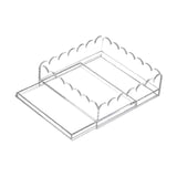 Maxbell Acrylic Tray with Drawer Anti Slip Pad Acrylic Serving Trays for Arts Photos L