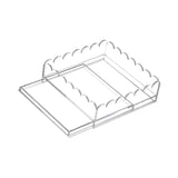 Maxbell Acrylic Tray with Drawer Anti Slip Pad Acrylic Serving Trays for Arts Photos L