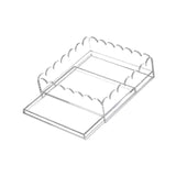Maxbell Acrylic Tray with Drawer Anti Slip Pad Acrylic Serving Trays for Arts Photos M