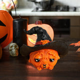 Maxbell Halloween Pumpkin Decoration Photo Props for Kitchen Living Room Dining Room Black 7.2x6x6.3cm