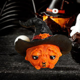 Maxbell Halloween Pumpkin Decoration Photo Props for Kitchen Living Room Dining Room Black 7.2x6x6.3cm