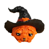 Maxbell Halloween Pumpkin Decoration Photo Props for Kitchen Living Room Dining Room Black 7.2x6x6.3cm