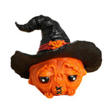 Maxbell Halloween Pumpkin Decoration Photo Props for Kitchen Living Room Dining Room Black 7.2x6x6.3cm