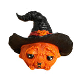 Maxbell Halloween Pumpkin Decoration Photo Props for Kitchen Living Room Dining Room Black 7.2x6x6.3cm