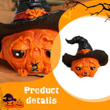Maxbell Halloween Pumpkin Decoration Photo Props for Kitchen Living Room Dining Room Black 7.2x6x6.3cm