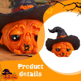 Maxbell Halloween Pumpkin Decoration Photo Props for Kitchen Living Room Dining Room Purple 7.2x6x6.3cm