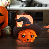 Maxbell Halloween Pumpkin Decoration Photo Props for Kitchen Living Room Dining Room Purple 7.2x6x6.3cm
