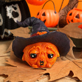 Maxbell Halloween Pumpkin Decoration Photo Props for Kitchen Living Room Dining Room Purple 7.2x6x6.3cm