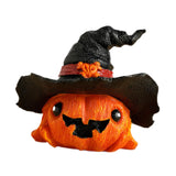 Maxbell Halloween Pumpkin Decoration Photo Props for Kitchen Living Room Dining Room Black 7x7x6.3cm