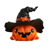 Maxbell Halloween Pumpkin Decoration Photo Props for Kitchen Living Room Dining Room Black 7x7x6.3cm