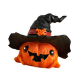 Maxbell Halloween Pumpkin Decoration Photo Props for Kitchen Living Room Dining Room Black 7x7x6.3cm
