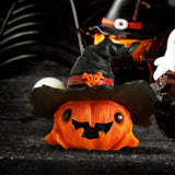 Maxbell Halloween Pumpkin Decoration Photo Props for Kitchen Living Room Dining Room Black 7x7x6.3cm