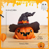 Maxbell Halloween Pumpkin Decoration Photo Props for Kitchen Living Room Dining Room Purple 7x7x6.3cm