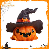 Maxbell Halloween Pumpkin Decoration Photo Props for Kitchen Living Room Dining Room Purple 7x7x6.3cm