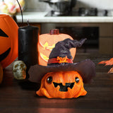 Maxbell Halloween Pumpkin Decoration Photo Props for Kitchen Living Room Dining Room Purple 7x7x6.3cm