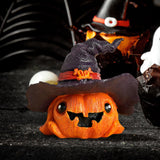 Maxbell Halloween Pumpkin Decoration Photo Props for Kitchen Living Room Dining Room Purple 7x7x6.3cm