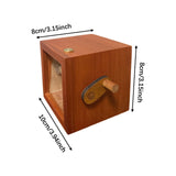 Maxbell Photo Album Flipbook Photobook Rustic Hand Crank for Travel Events Valentine Brown