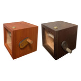 Maxbell Photo Album Flipbook Photobook Rustic Hand Crank for Travel Events Valentine Brown