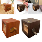 Maxbell Photo Album Flipbook Photobook Rustic Hand Crank for Travel Events Valentine Brown