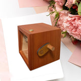 Maxbell Photo Album Flipbook Photobook Rustic Hand Crank for Travel Events Valentine Brown