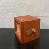 Maxbell Photo Album Flipbook Photobook Rustic Hand Crank for Travel Events Valentine Brown