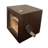 Maxbell Photo Album Flipbook Photobook Rustic Hand Crank for Travel Events Valentine Walnut