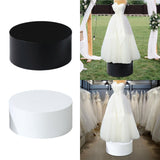 Maxbell Cylinder Pedestal Stands Display Plinth Pillar Acrylic for Doll Jewelry Home Black
