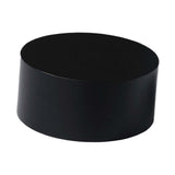 Maxbell Cylinder Pedestal Stands Display Plinth Pillar Acrylic for Doll Jewelry Home Black