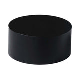 Maxbell Cylinder Pedestal Stands Display Plinth Pillar Acrylic for Doll Jewelry Home Black