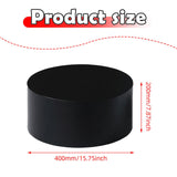 Maxbell Round Mannequin Display Pedestal Stand for Clothing Store Dressing Room Home Black